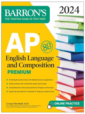 cover image of AP English Language and Composition Premium, 2024